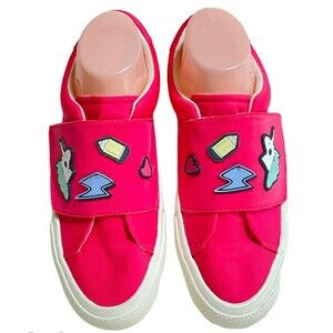 ZARA Girl’s US 5.5 / EU 38 Pink BAMBA Sneakers Hook & Loop Fits Women’s 7.5